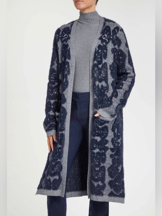 Anatomie Sweaters - Anatomie Zendaya Python 3D Knit Long Line Duster 2 -4 Oversized
